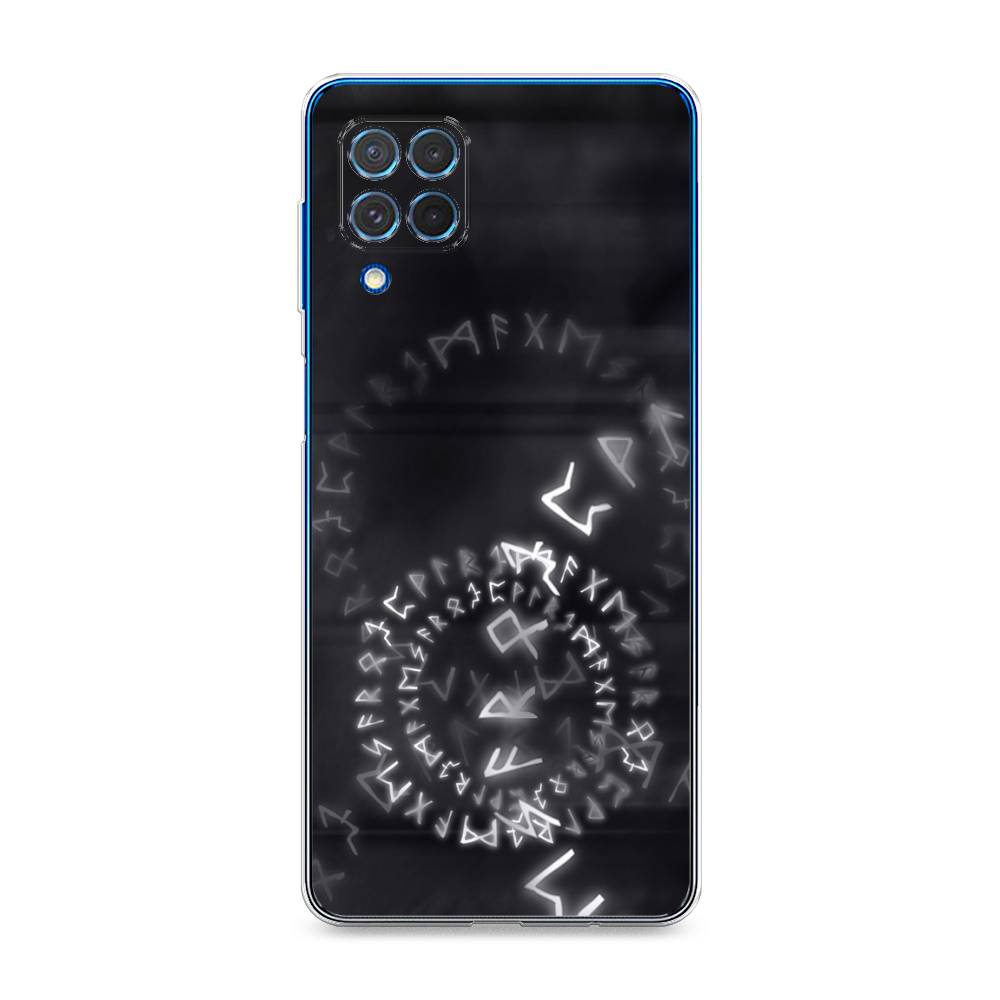 

Чехол на Samsung Galaxy M62 "Руны", Серый;черный, 2102950-3