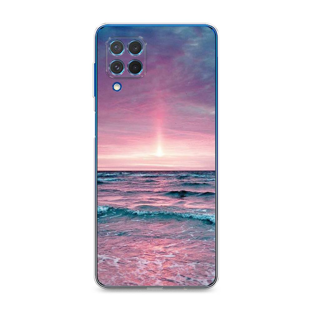 

Чехол на Samsung Galaxy M62 "Восход 3", Розовый;голубой, 2102950-2