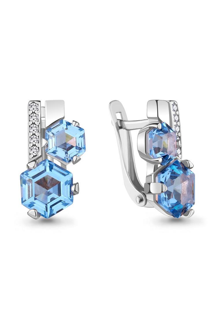 

Серьги из серебра с топазом Kari Jewelry 4740092А.5, 4740092А.5