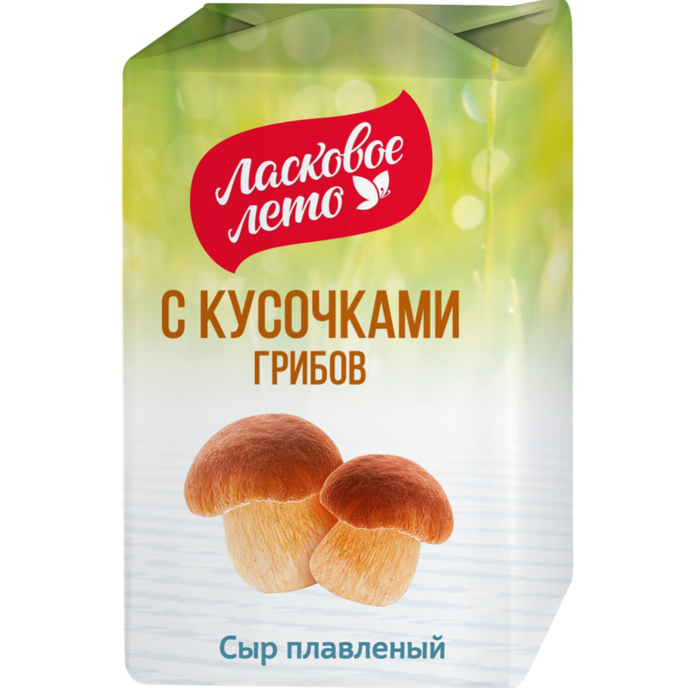 Сыр плавленый Ласковое лето Грибы 45% БЗМЖ 170 г