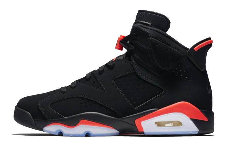 

Кроссовки унисекс Jordan Air Jordan 6 infrared 2019 черные 44.5 EU, Черный, Air Jordan 6 infrared 2019