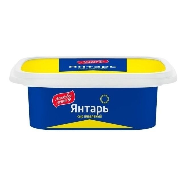 

Сыр плавленный Ласковое лето Янтарь 55% БЗМЖ 170 г