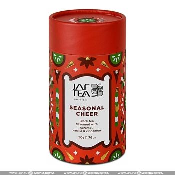 Чай черный Jaf Tea Seasonal Сheer карамель-ваниль-корица листовой 50 г