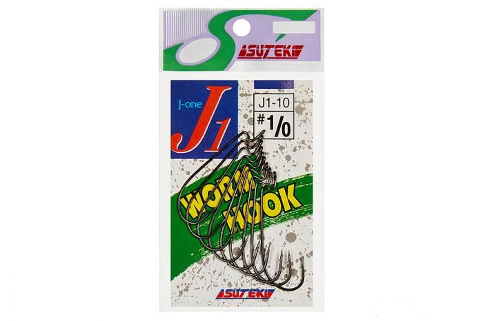 Офсетный крючок Yamai Worm Hook J-1 #2
