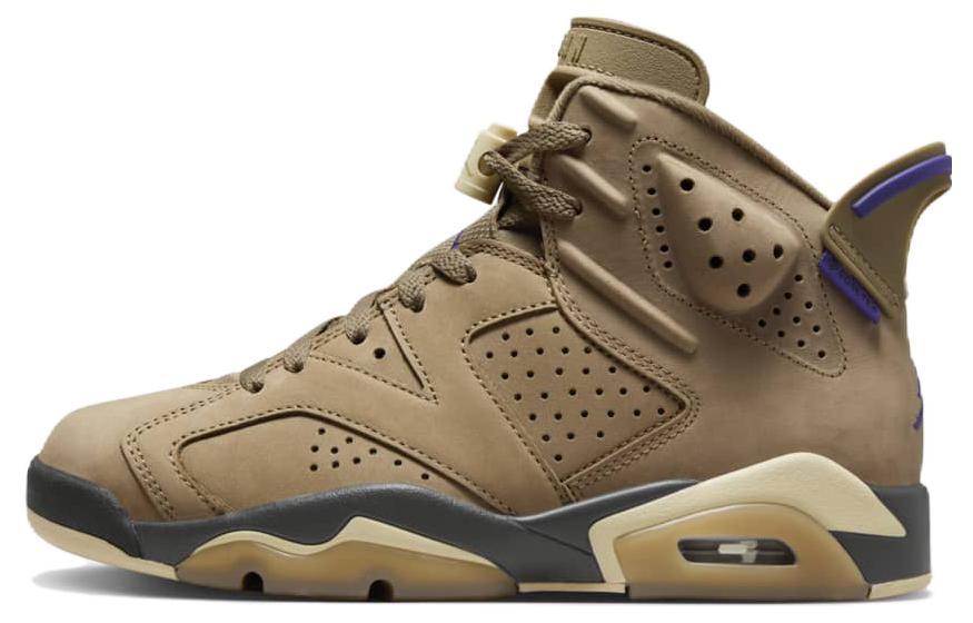 

Кроссовки унисекс Jordan Air Jordan 6 Gore-Tex Brown Kelp коричневые 43 EU, Коричневый, Air Jordan 6 Gore-Tex Brown Kelp