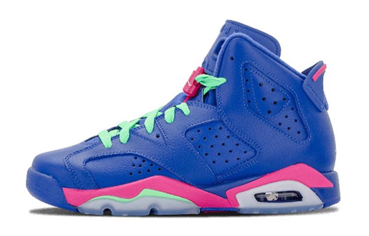 

Кроссовки унисекс Jordan Air Jordan 6 Game Royal GS синие 40 EU, Синий, Air Jordan 6 Game Royal GS