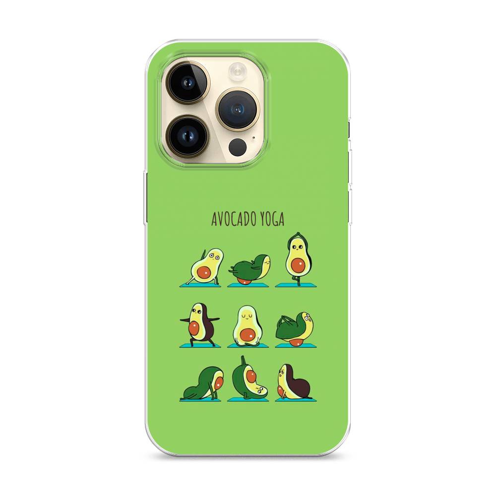 

Чехол Awog на Apple iPhone 14 Pro / Айфон 14 Pro "Авокадо йога", 15250-10
