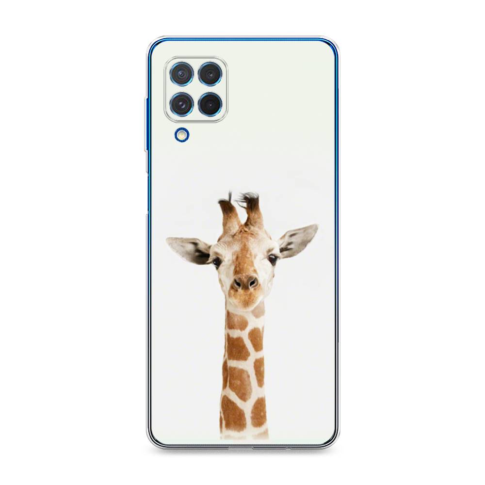

Чехол на Samsung Galaxy M62 "Любопытный жираф", Бежевый;коричневый, 2102950-1