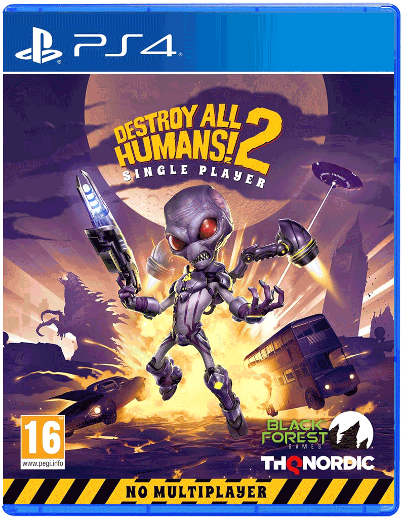 Игра Destroy All Humans! 2 (PlayStation 4, русские субтитры)