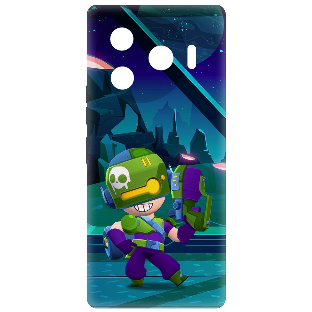 

Чехол-накладка Soft Case Brawl Stars - Контрабандистка Пенни для TECNO Camon 30 Pro 5G, Черный