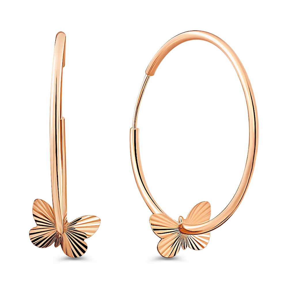 

Серьги конго из серебра 585Gold 702012639, 702012639