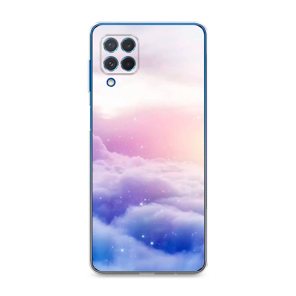 

Чехол на Samsung Galaxy M62 "Небеса", Голубой;белый;розовый, 2102950-2