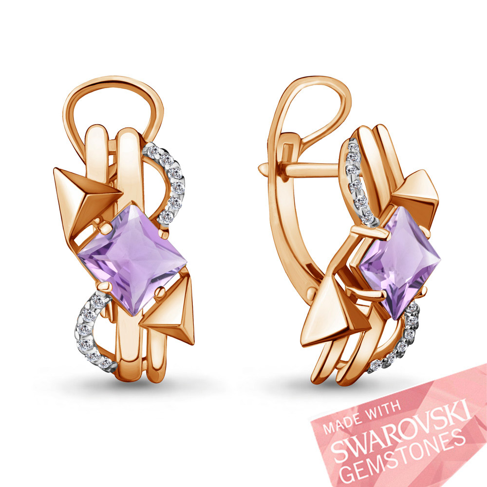 

Серьги из серебра с топазом Aquamarine Aquamarine 44850504А_925_з, 44850504А_925_з