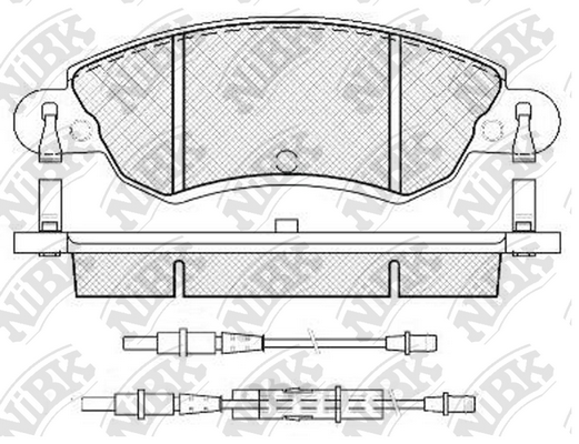 

Колодки тормозные дисковые CITROEN C5 2.0 2004 - CITROEN C5 2.0 2001 - 2004 CITROEN C5
