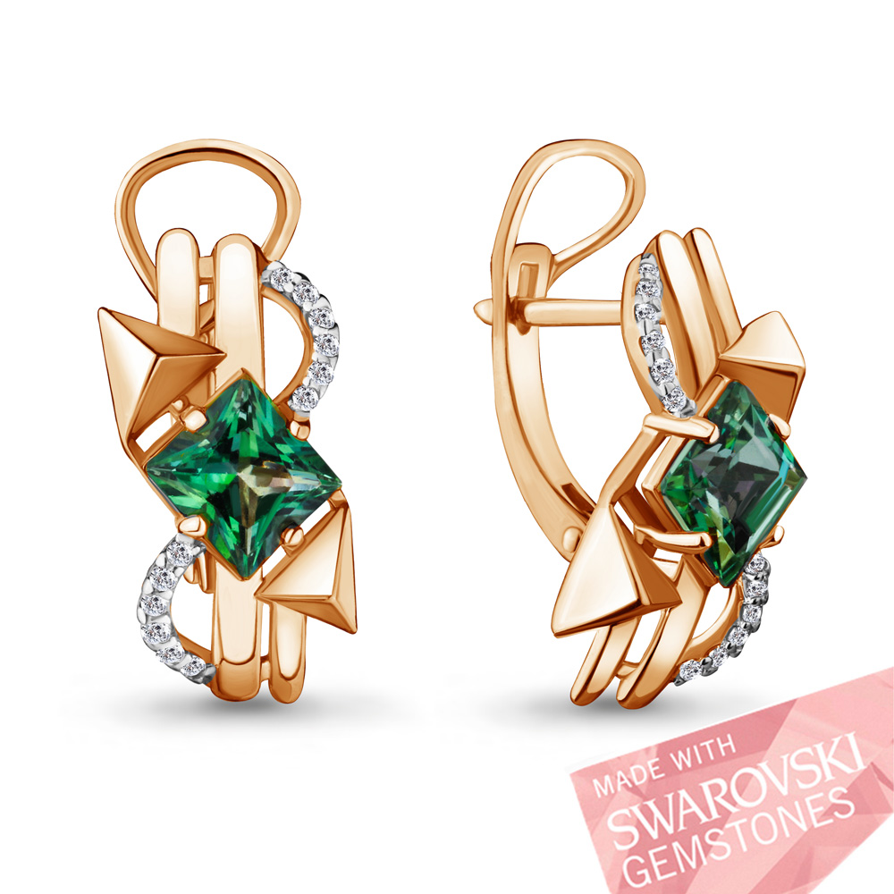 

Серьги из серебра с топазом Aquamarine Aquamarine 44850503А_925_з, 44850503А_925_з