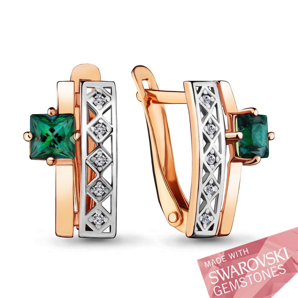 

Серьги из серебра с топазом Aquamarine Aquamarine 44840503А_925_з, 44840503А_925_з