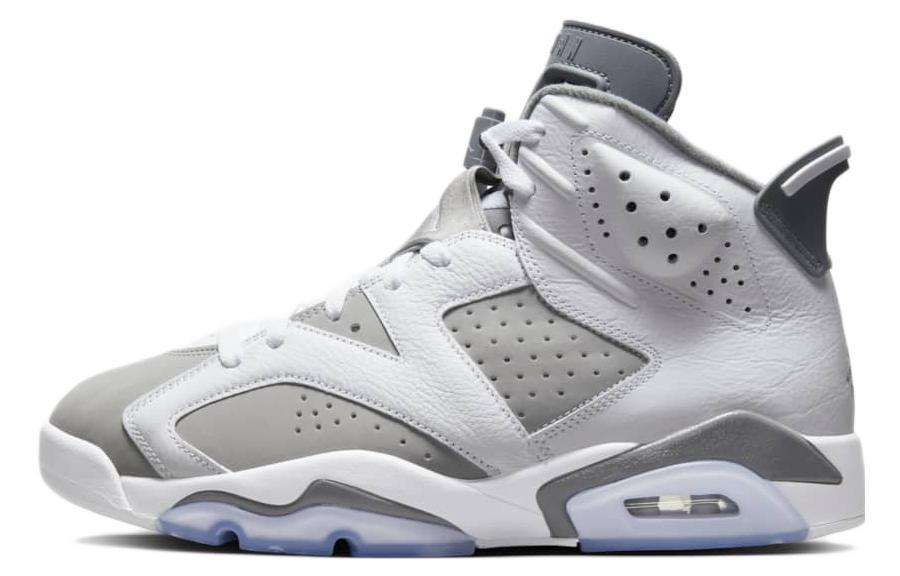 

Кроссовки унисекс Jordan Air Jordan 6 Cool Grey серые 45 EU, Серый, Air Jordan 6 Cool Grey