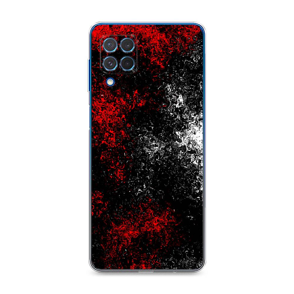 

Чехол на Samsung Galaxy M62 "Монотипия", Красный;черный;белый, 2102950-3