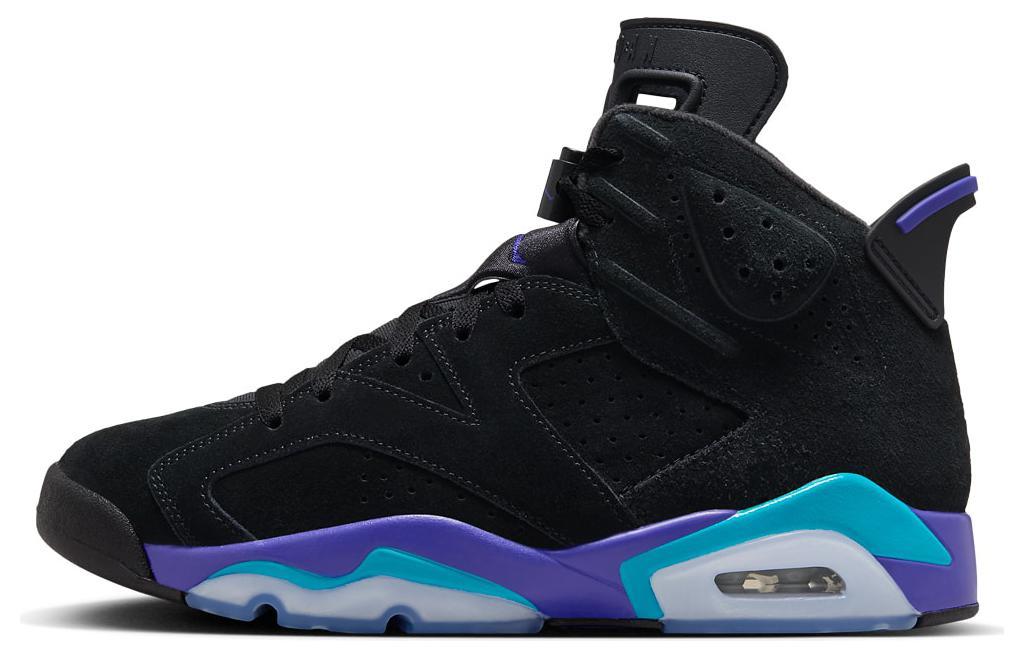 

Кроссовки унисекс Jordan Air Jordan 6 Aqua черные 40 EU, Черный, Air Jordan 6 Aqua