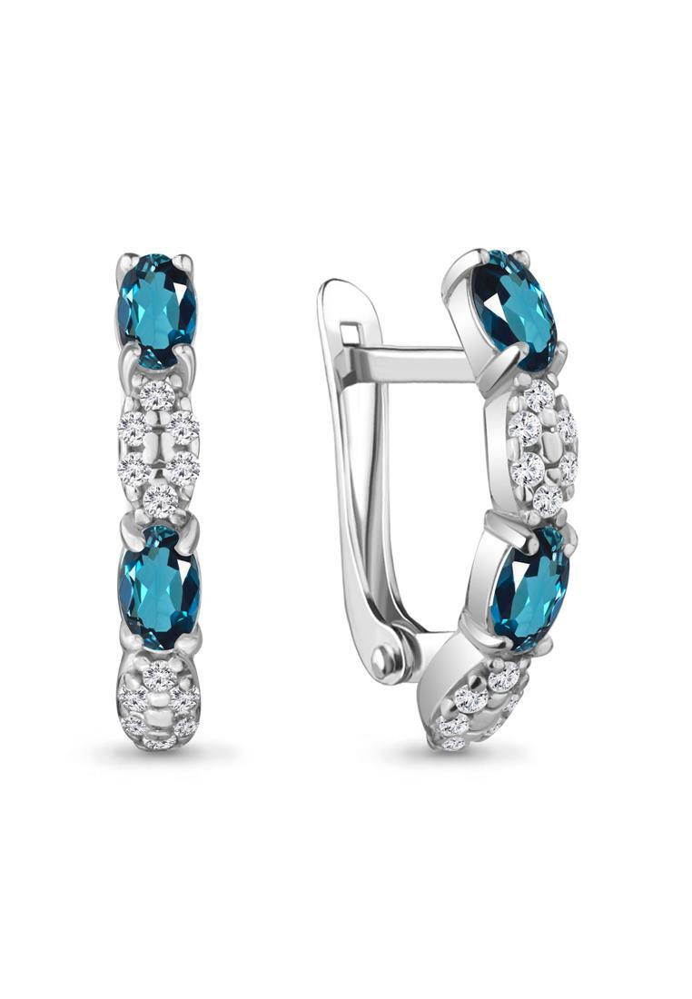

Серьги из серебра с топазом Kari Jewelry 4735108А.5, 4735108А.5
