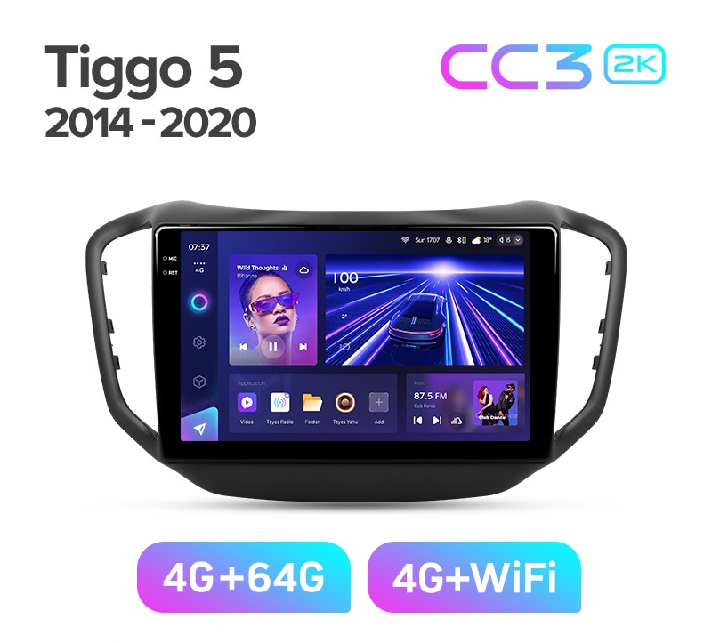 Магнитола TEYES CHERY TIGGO 5 2014-2018 г CC3 2K 464ГБ 3789000₽