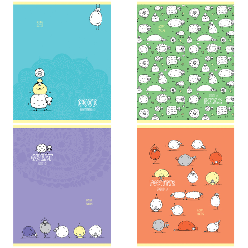 

Тетрадь ArtSpace Рисунки, Funny sheep, 332784, 48 листов, А5, линия, 20 шт.