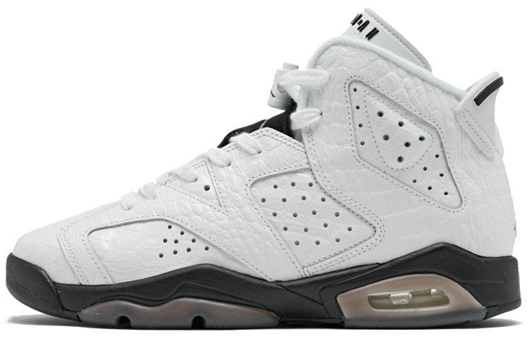 

Кроссовки унисекс Jordan Air Jordan 6 Alligator GS белые 40 EU, Белый, Air Jordan 6 Alligator GS