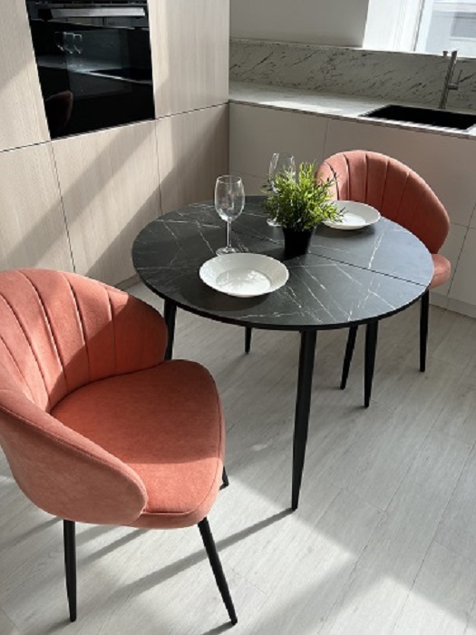 

Кухонный стол Millan 90 см черный мрамор, Milan