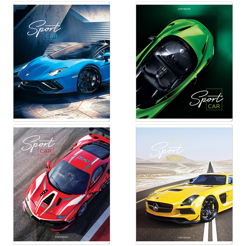

Тетрадь 48л., А5, линия ArtSpace "Авто. Sport car", эконом (арт. 332759) - 20 шт.
