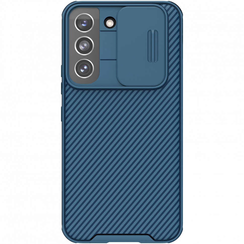 фото Чехол nillkin camshield pro case для galaxy s22 синий (6902048235274)