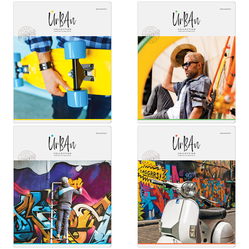 

Тетрадь 48л., А5, клетка ArtSpace "Стиль. Urban collection", эконом (арт. 332742) - 20 шт.