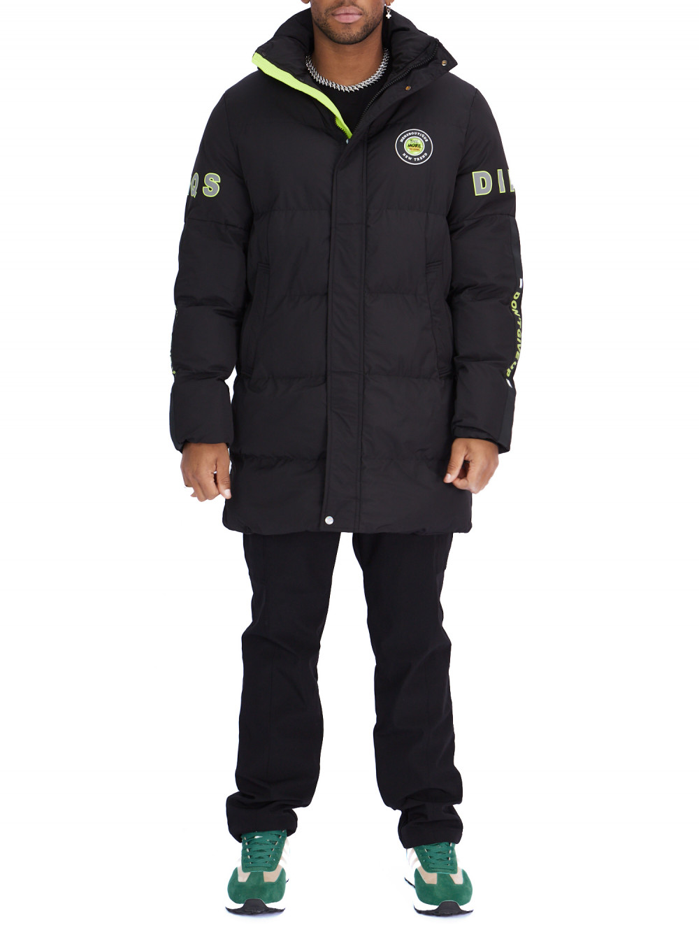 Спортивная куртка мужская NoBrand AD90006 черная XL