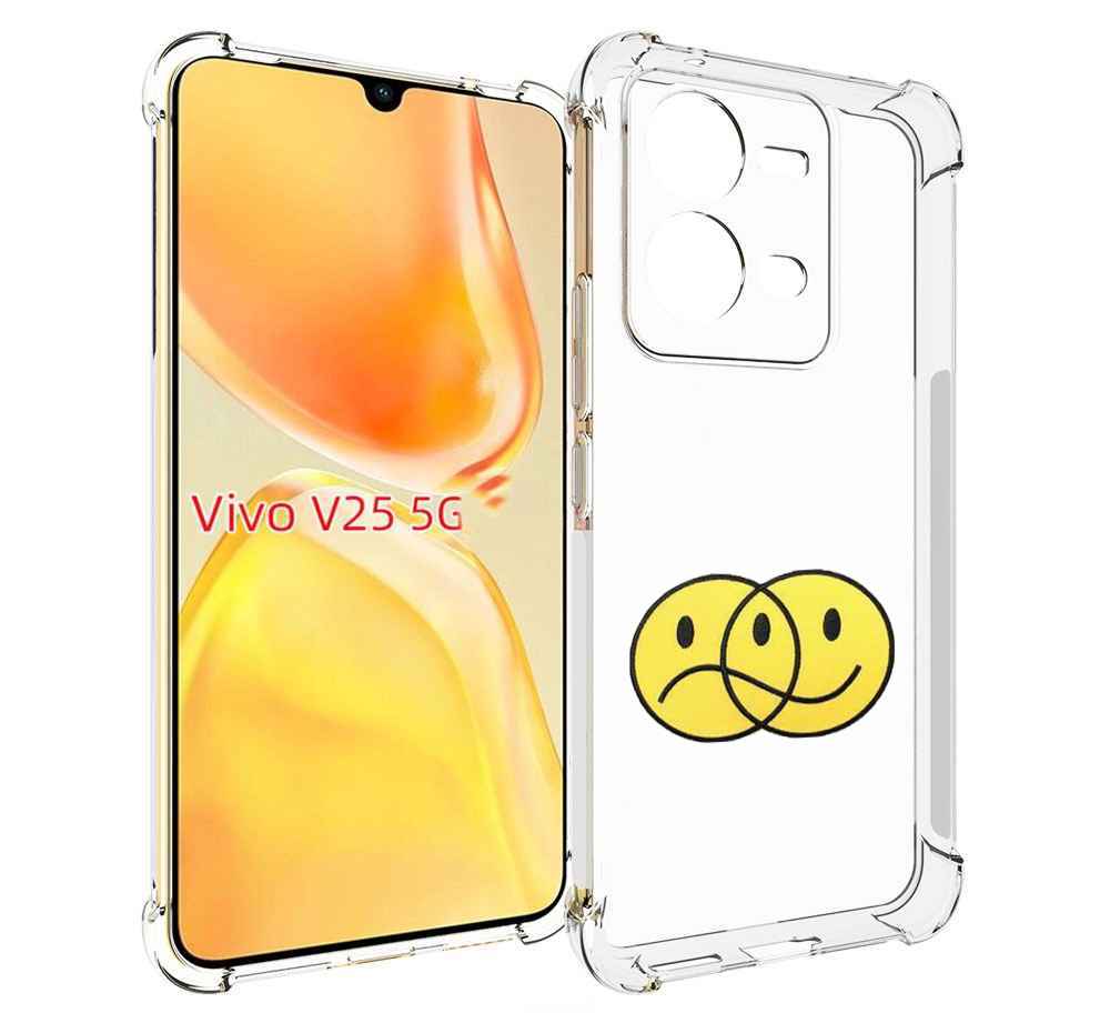 

Чехол MyPads Хиппи для Vivo V25 5G / V25e, Прозрачный, Tocco