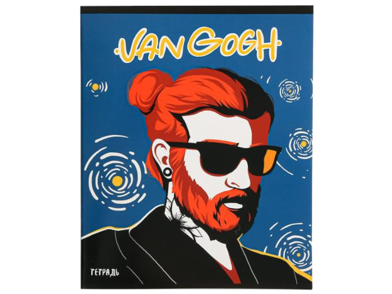 

Тетрадь общая в клетку ArtFox Van Gogh 5541333, 48 л., 1 шт., Van Gogh
