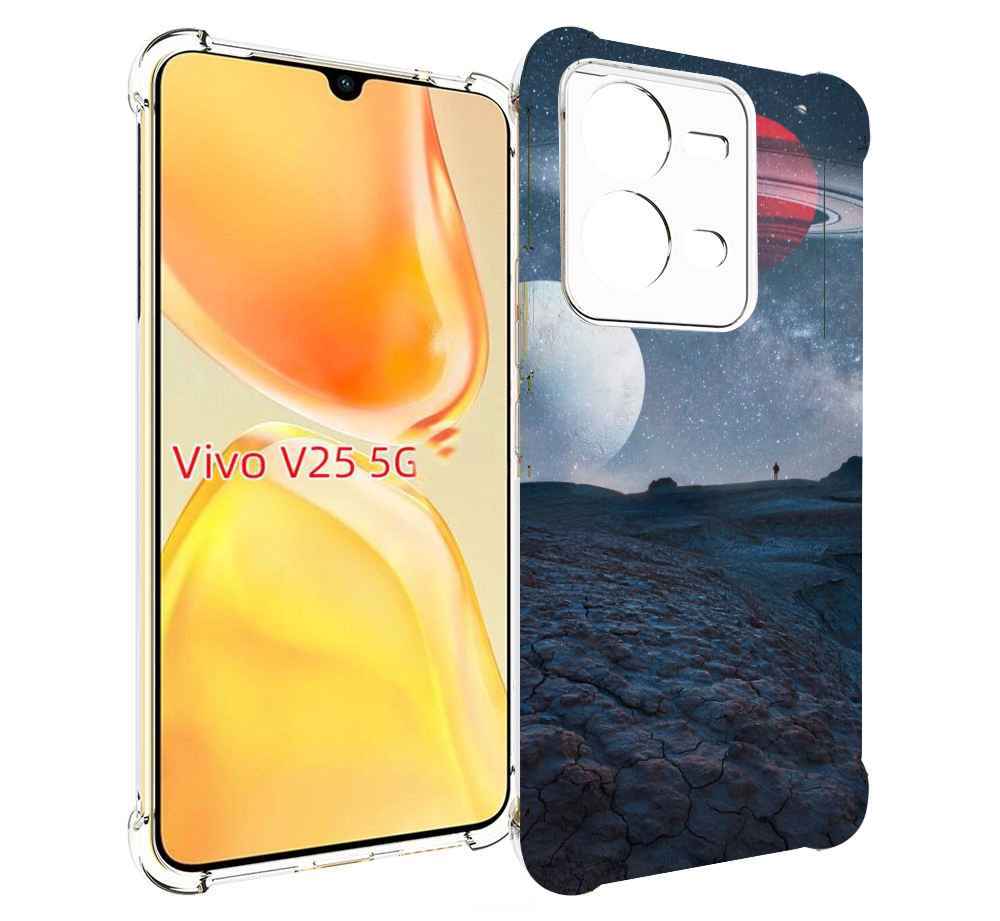 

Чехол MyPads Фотография для Vivo V25 5G / V25e, Прозрачный, Tocco
