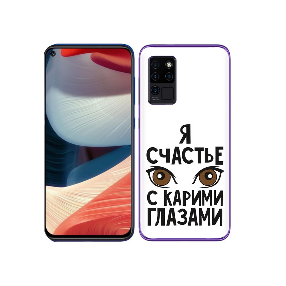 

Чехол MyPads Tocco для Oukitel C21 счастье с карими глазами, Прозрачный, Tocco