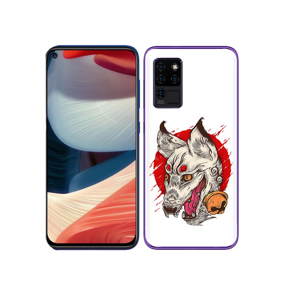 

Чехол MyPads Tocco для Oukitel C21 страшная собака, Прозрачный, Tocco