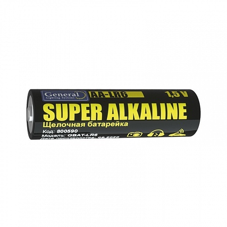 

Батарейка General GBAT-LR6 AA щелочная, LR6
