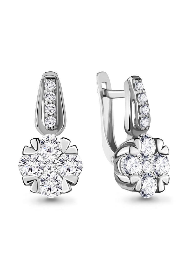 

Серьги из серебра с фианитом Kari Jewelry 48120А.5, 48120А.5