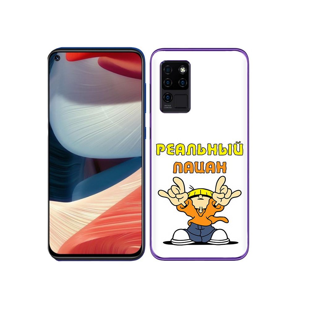 

Чехол MyPads Tocco для Oukitel C21 реальный пацан, Прозрачный, Tocco