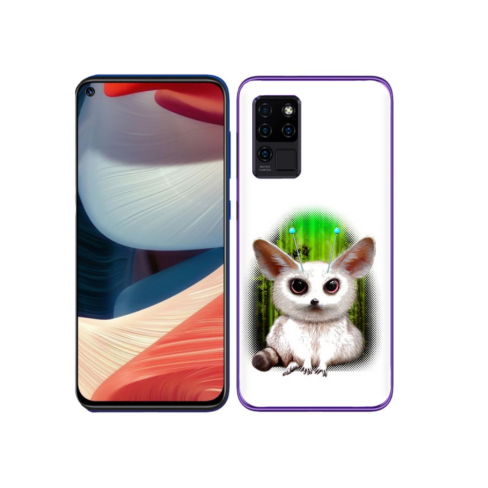 

Чехол MyPads Tocco для Oukitel C21 пушистое животное, Прозрачный, Tocco