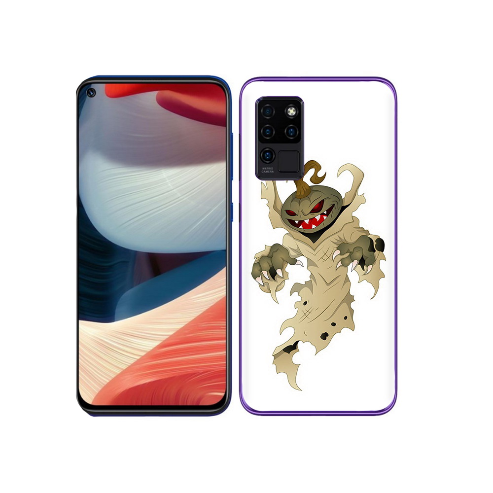 

Чехол MyPads Tocco для Oukitel C21 призрак хэллоуина, Прозрачный, Tocco