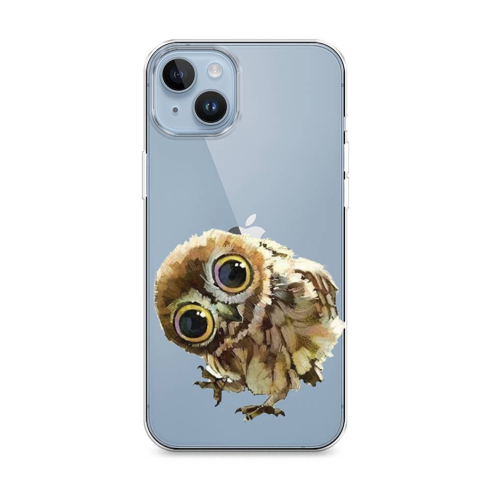 

Чехол Awog на Apple iPhone 14 / Айфон 14 "Любопытный совенок", 15150-1