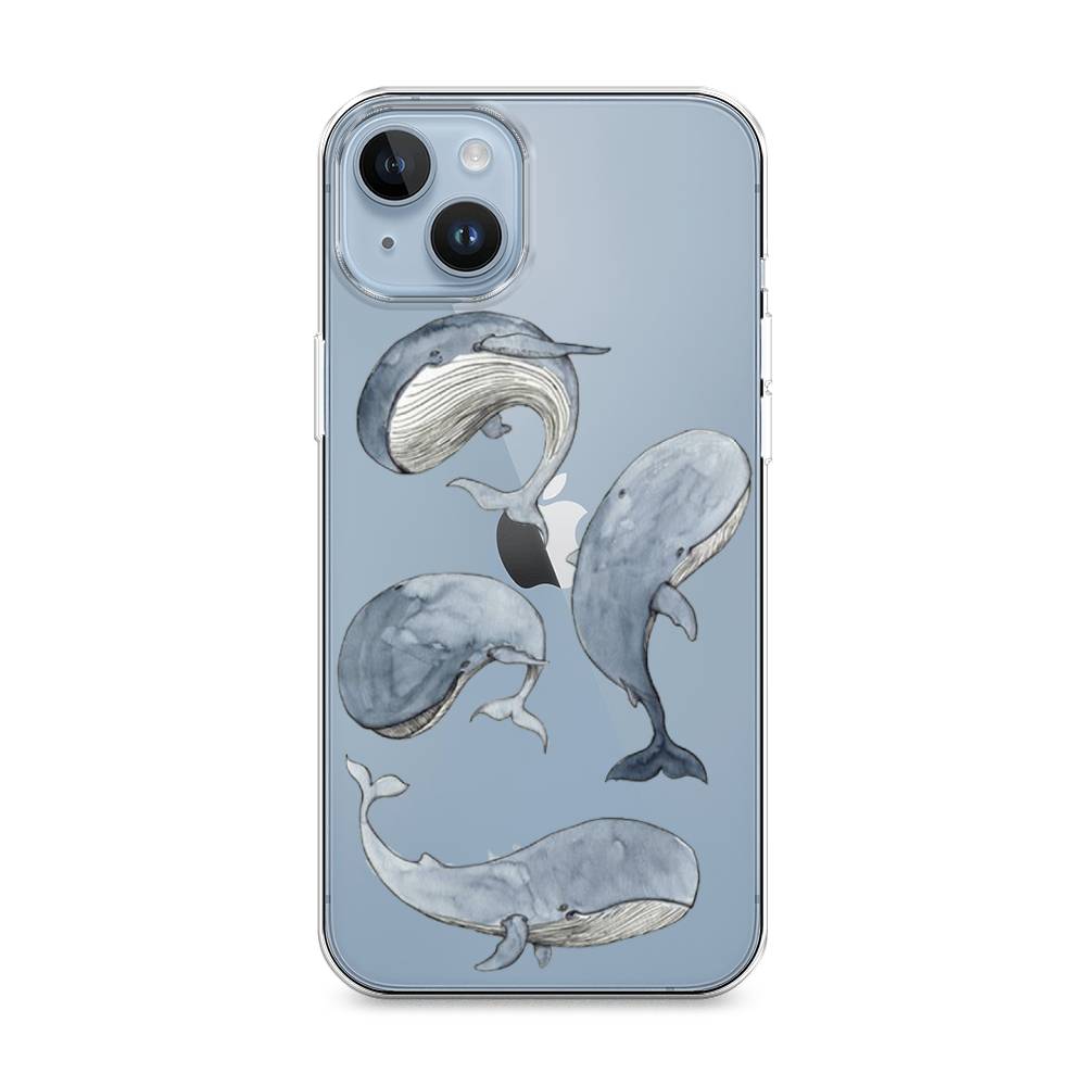 

Чехол Awog на Apple iPhone 14 / Айфон 14 "Киты", 15150-1