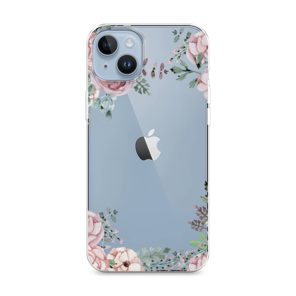 

Чехол Awog на Apple iPhone 14 / Айфон 14 "Нежные розы акварель", 15150-8