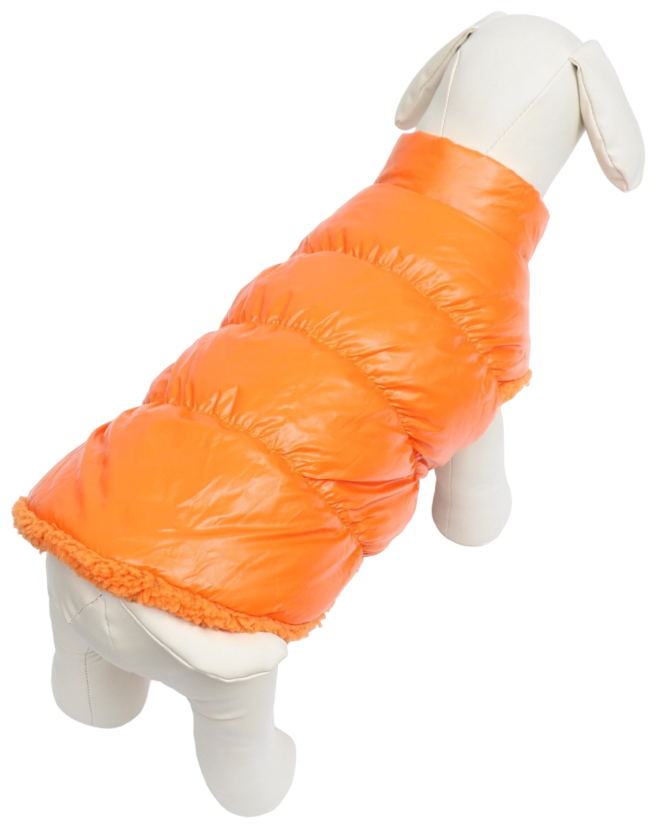 

Куртка для собак Блеск, унисекс, 3XL, оранжевая, Оранжевый