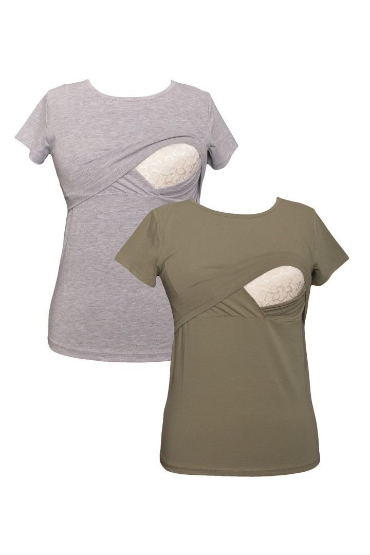 

Комплект футболок для беременных Luvmabelly 58897 зеленая S (доставка из-за рубежа), Зеленый, 58897