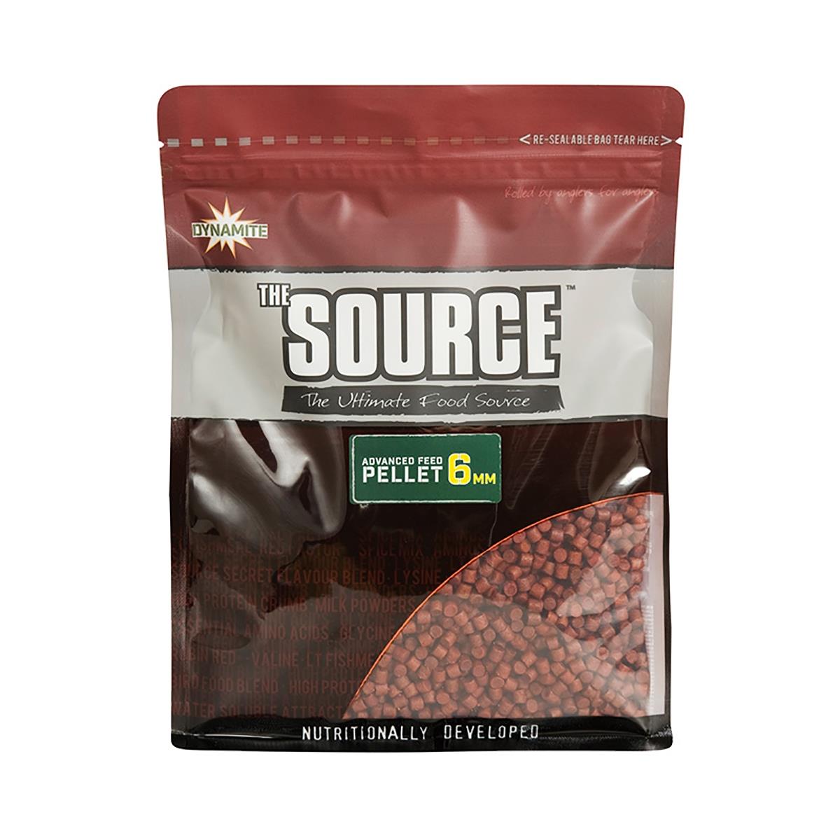 

Пеллетс Dynamite Baits Source Feed Pellets 6 мм 900 г, Source Feed Pellets