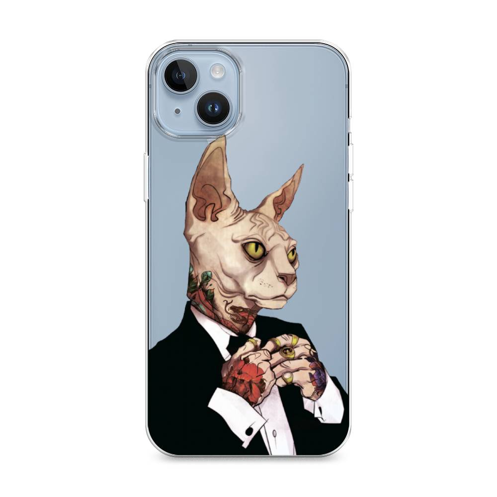 

Чехол Awog на Apple iPhone 14 / Айфон 14 "Татуированный сфинкс", 15150-7