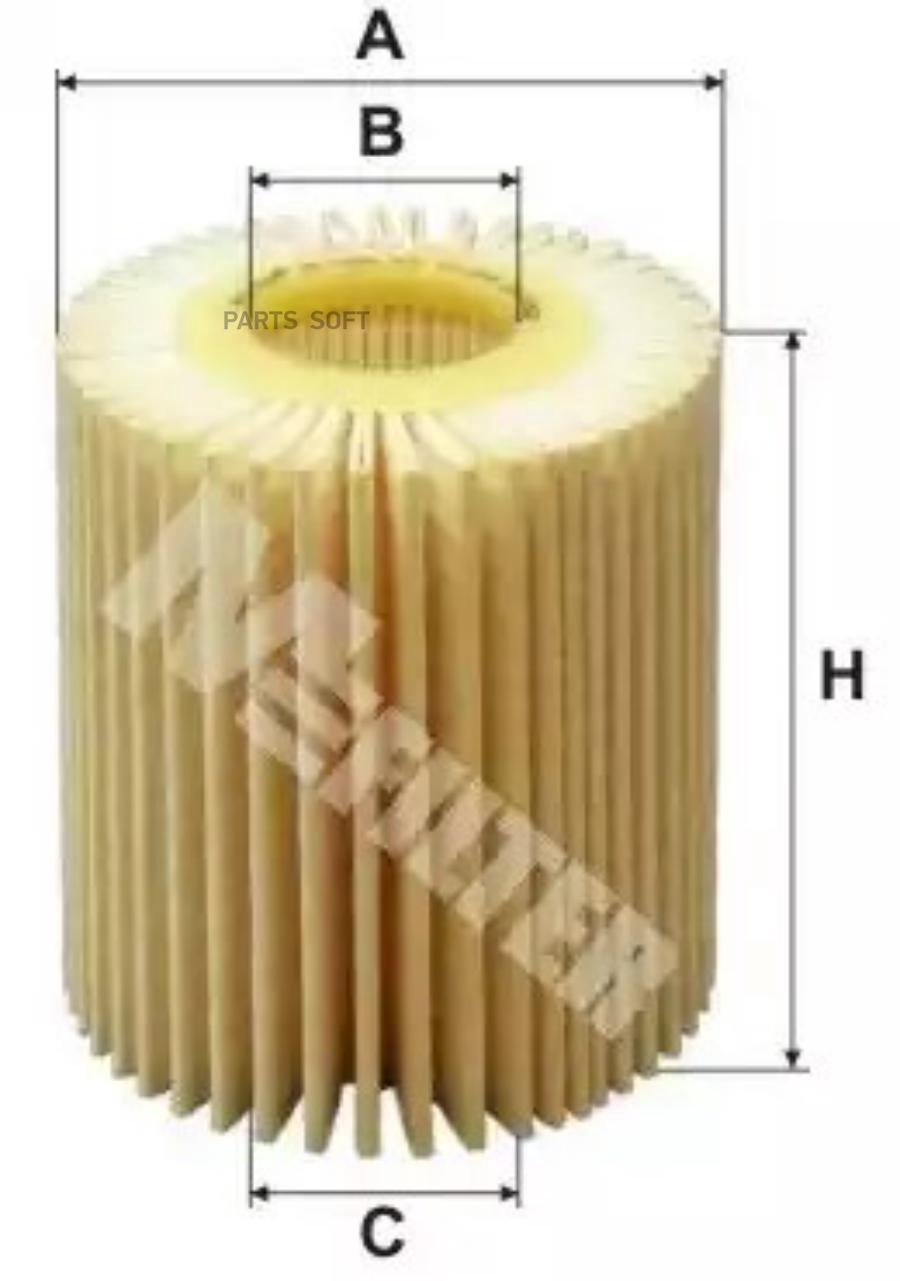 

M-Filter Te4005 Te 4005 Фильтр Масляный \ Toyota Avensis/Auris 2.0D/2.2D 05>